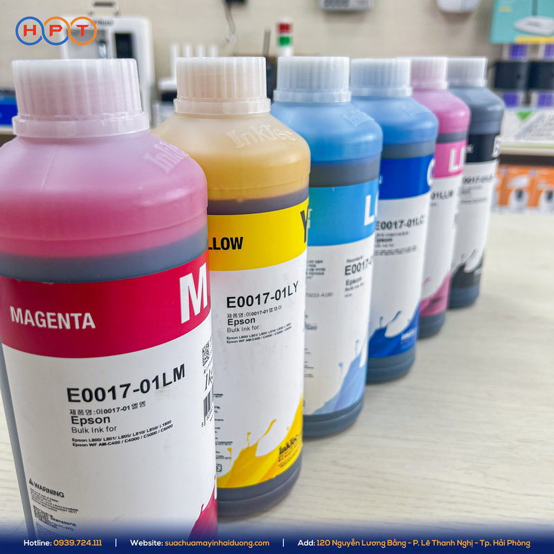 Mực In InkTec Epson 6 màu 1 lít/chai